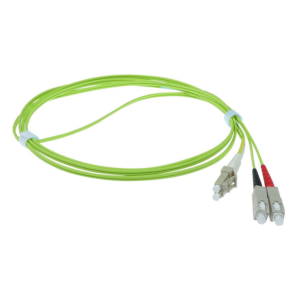 ACT RL5901 Glasvezel Patchkabel Duplex LSZH - LC/SC 50/125µm OM5 - 1 meter-1