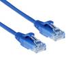 ACT DC9600 LSZH U/UTP CAT6 Datacenter Slimline Patchkabel Snagless | RJ45 Connectoren | Blauw | 50 cm