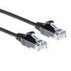ACT DC9952 LSZH U/UTP CAT6 Datacenter Slimline Patchkabel Snagless | RJ45 Connectoren | Zwart | 25 cm