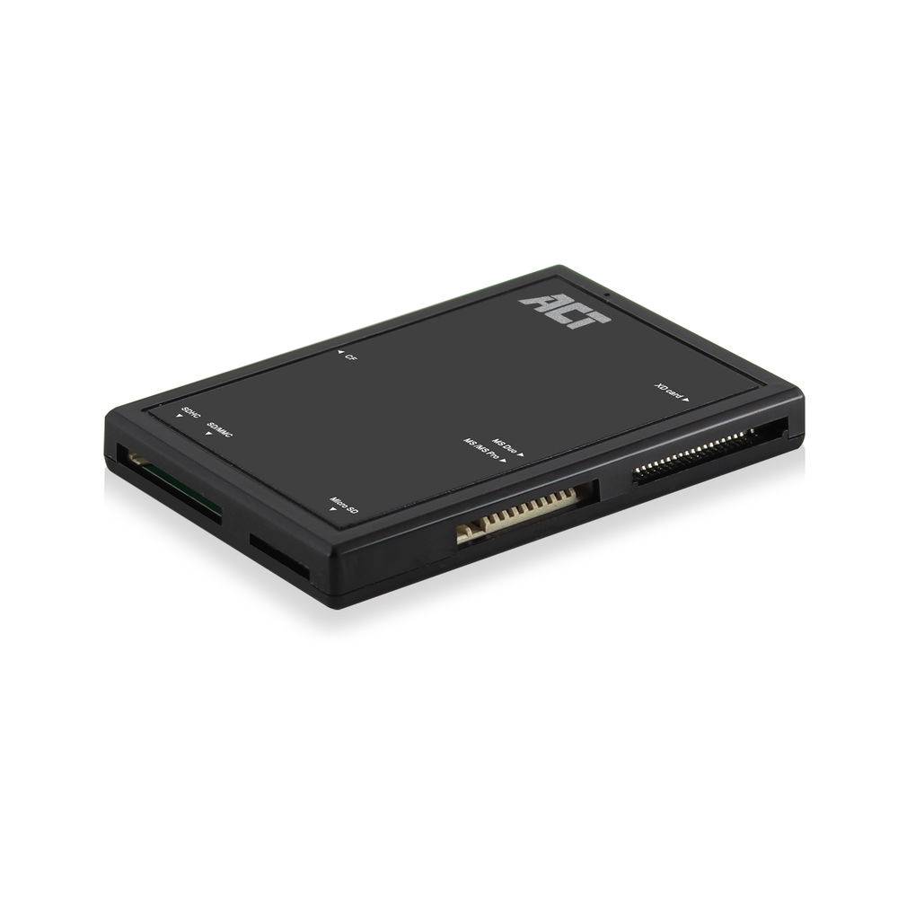 ACT AC6370 SuperSpeed USB 3.2 Kaartlezer/Cardreader | 5 Gbps | SD/microSD/SDHC | Zwart-0