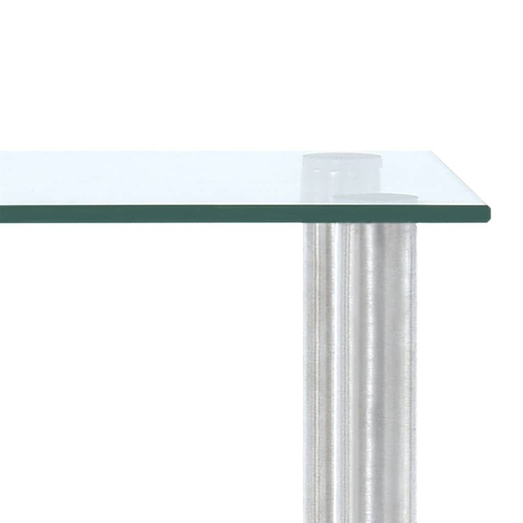 vidaXL - Keukenschap - 45x16x26 - cm - gehard - glas - transparent-4