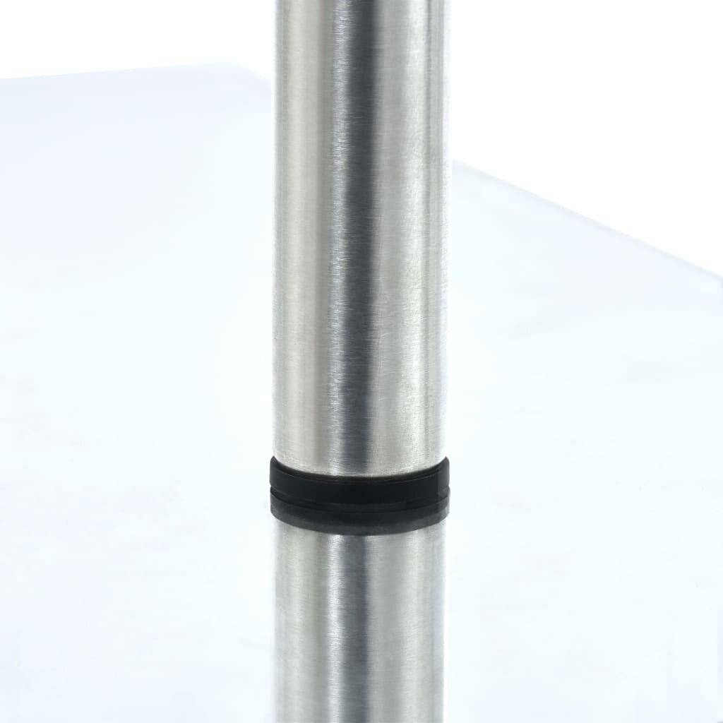 vidaXL - Hoekkastje - keuken - 3-laags - gehard - glas-6