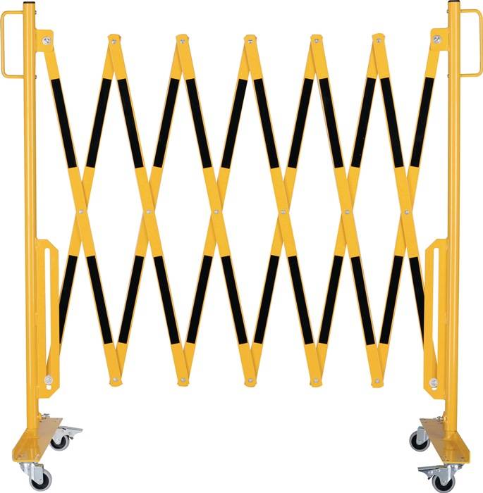 Harmonicahek - Geel & Zwart - x 3600 mm x - - - - Voor binnen & buiten