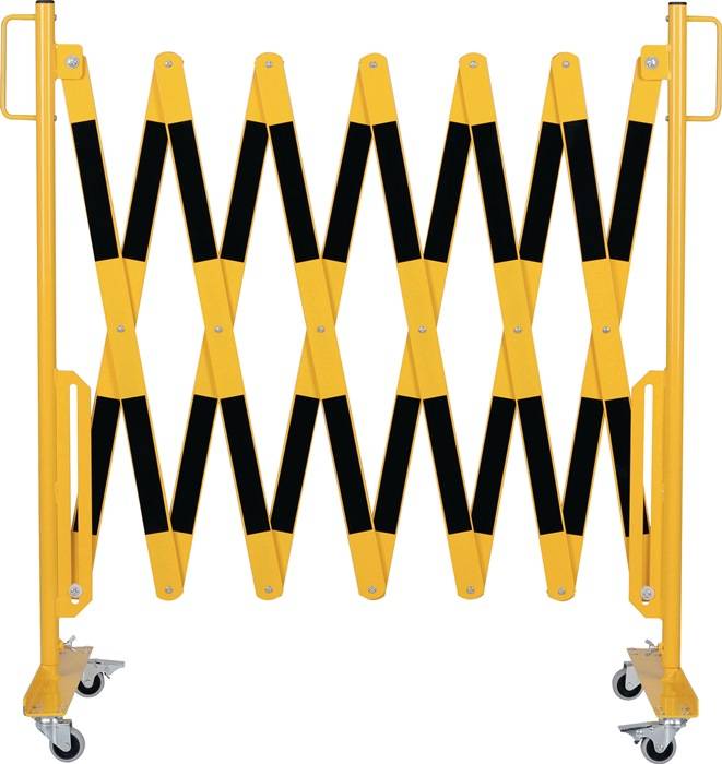Harmonicahek - Geel & Zwart - x 4000 mm x - - - - Voor binnen & buiten