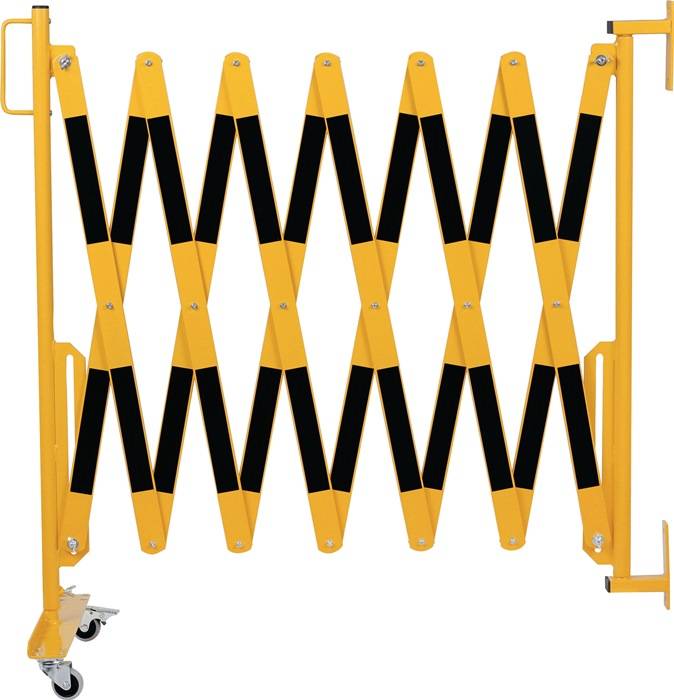 Harmonicahek - Geel & Zwart - x 4000 mm x - - - - Voor binnen & buiten
