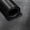 Rubber loper / rubbermat op rol ribbel 3mm - Breedte 180 cm