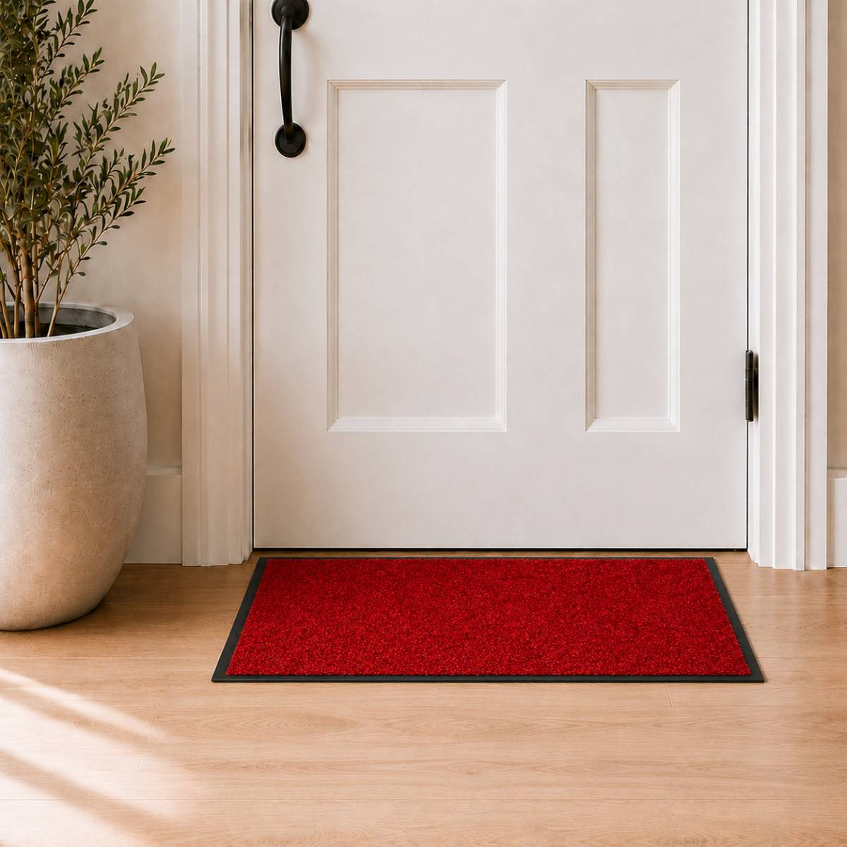 Droogloopmat Twister 60x90cm rood-0