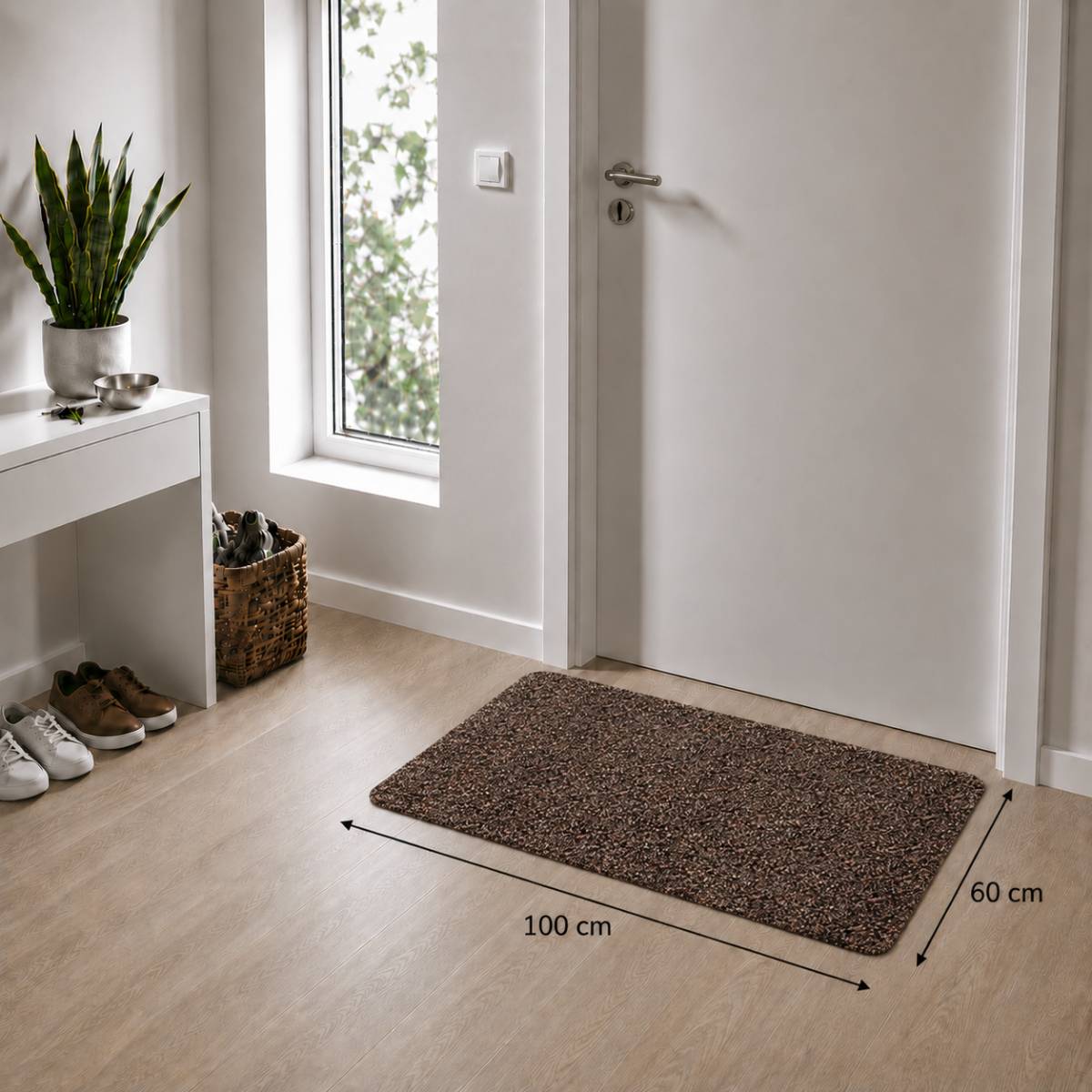 Droogloopmat Aquastop 60x100cm bruin-1