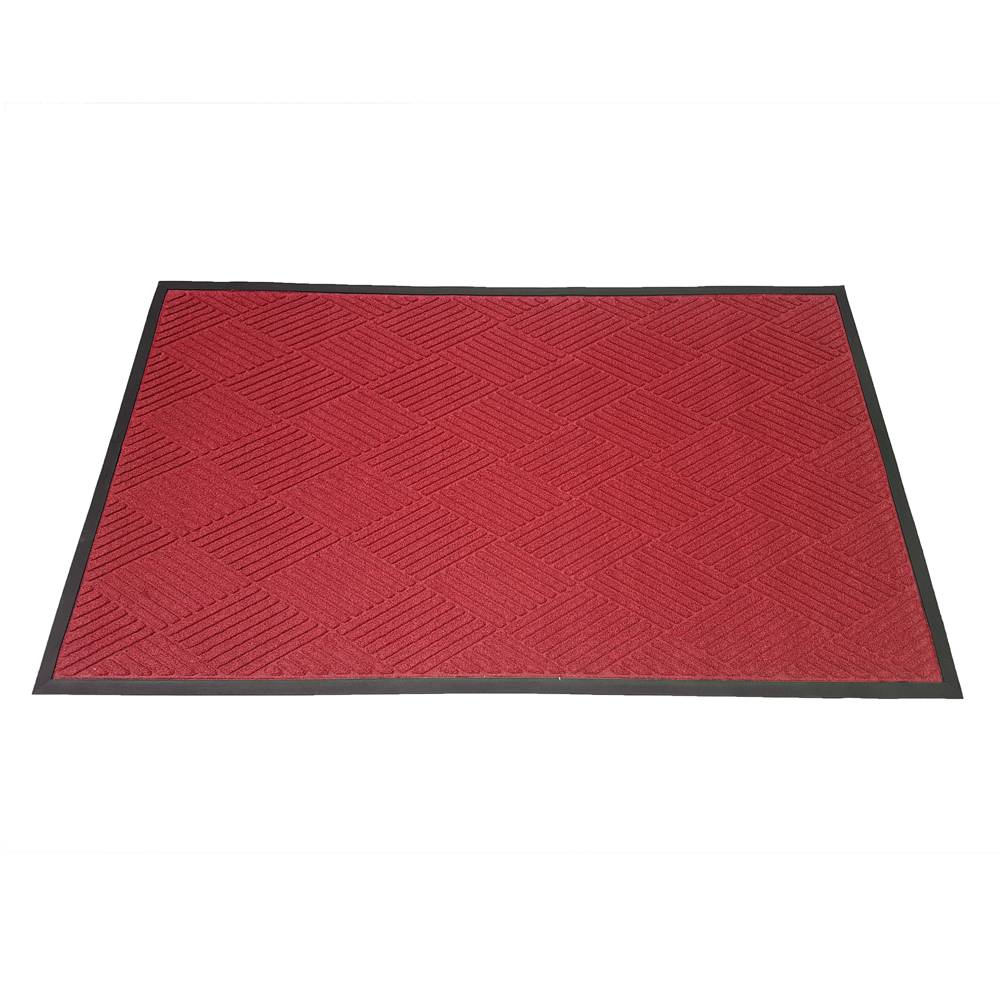 Schoonloopmat Brush Clean 90x150 cm - Rood-1
