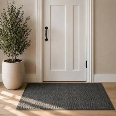 Schoonloopmat Brush Clean 90x150 cm - Grijs