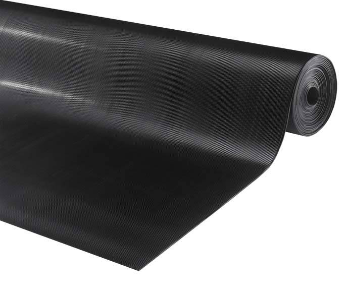 Rubbermat op rol - fijne ribbel - Dikte 3mm - Breedte 120 cm-1
