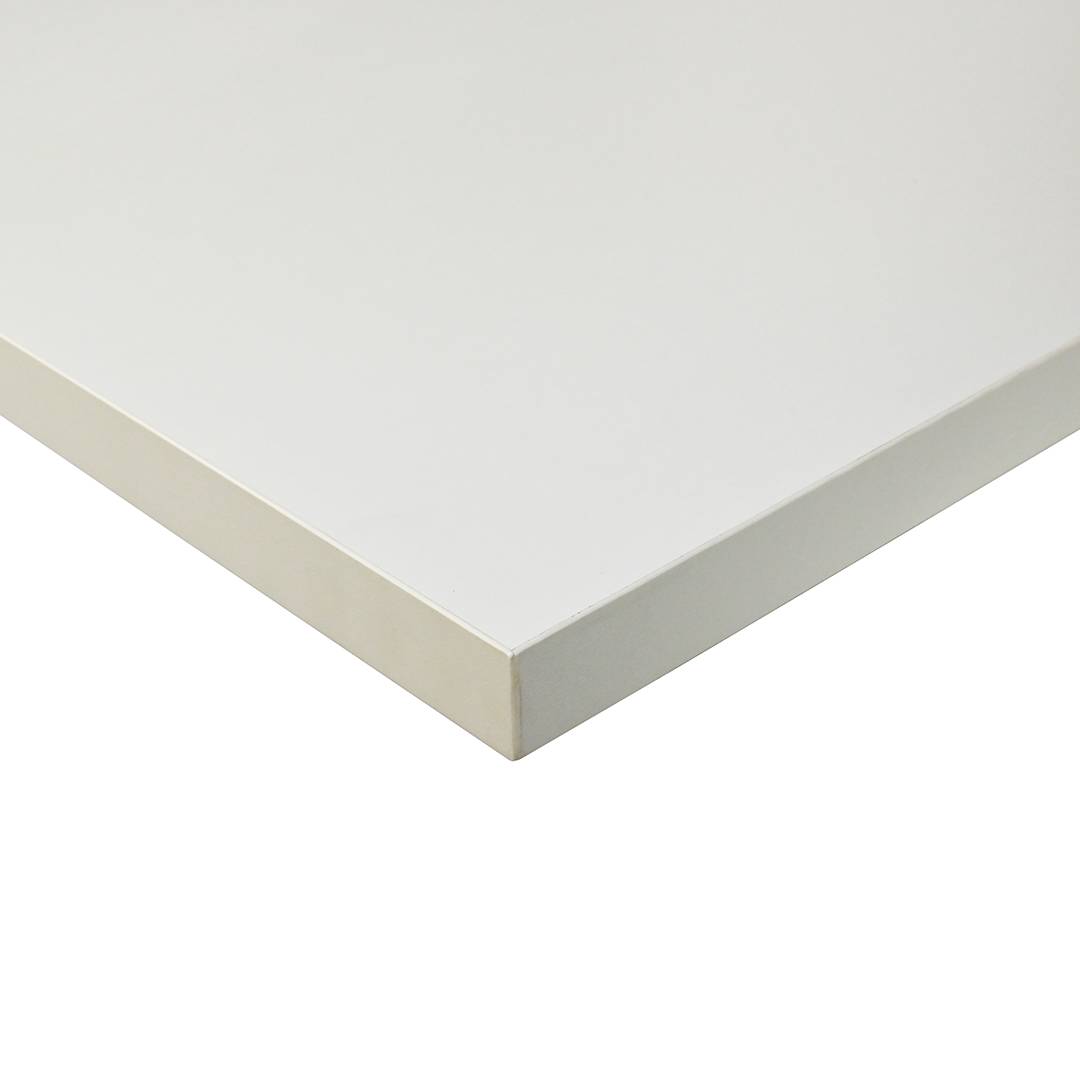 Elektrisch verstelbaar bureau - 180x80 cm - Single motor - Wit-3