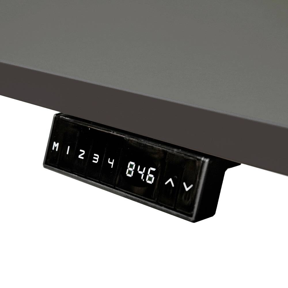 Elektrisch verstelbaar bureau - 180x80 cm - Wit / Antraciet-2