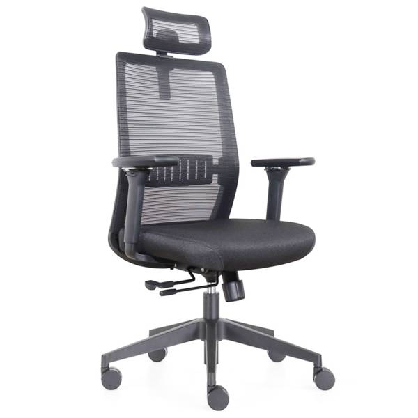 Bureaustoel Napoli Deluxe 4D - NEN-EN 1335 - Zwart