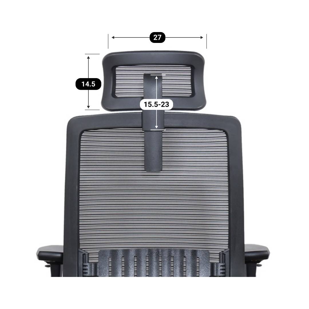 Bureaustoel Napoli Deluxe 4D - NEN-EN 1335 - Zwart-4