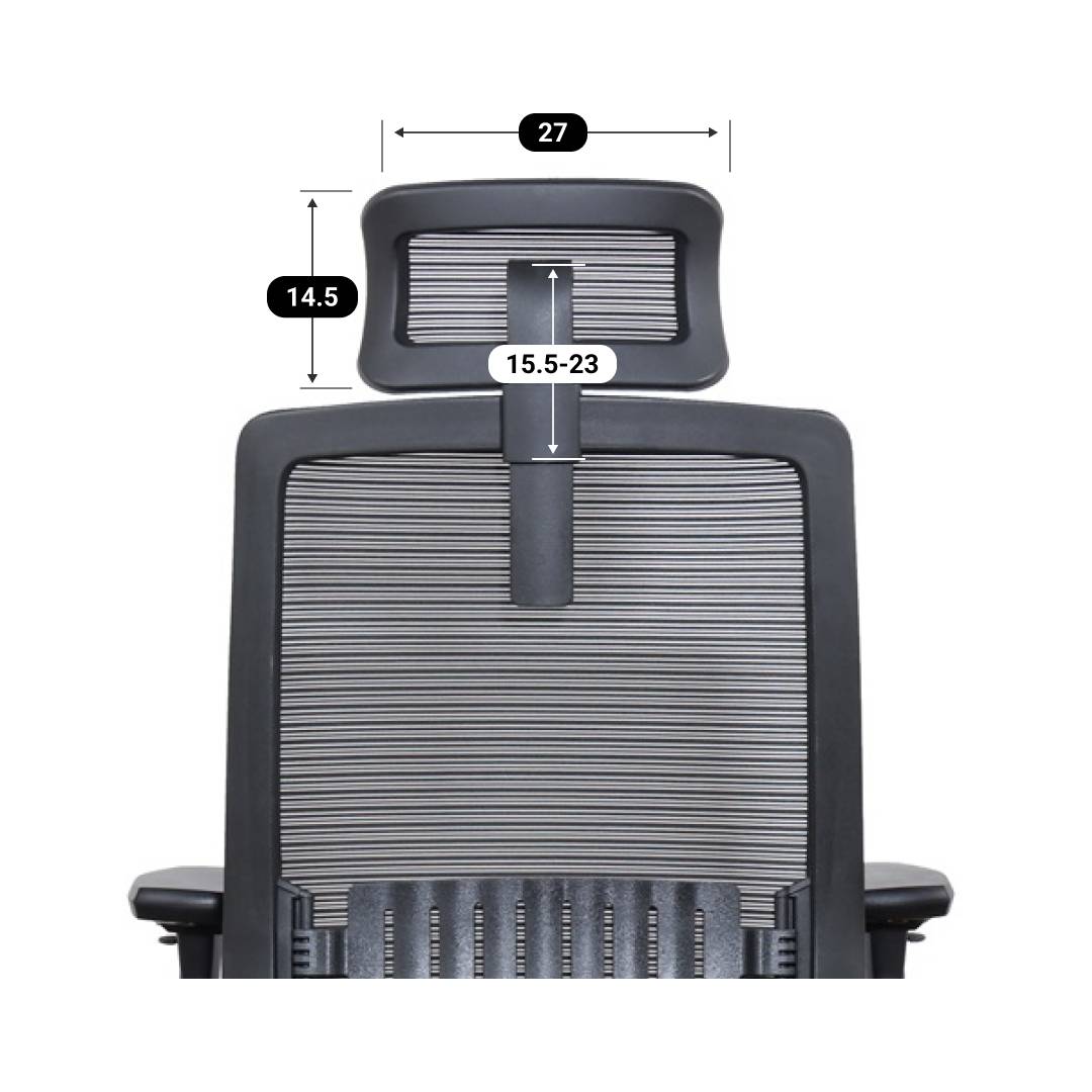 Bureaustoel Napoli Deluxe 4D - NEN-EN 1335 - Blauw-4
