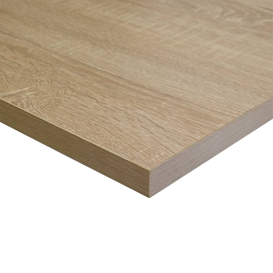 Verstelbaar duo bureau - 180x80 cm - Zwart / Eiken-1