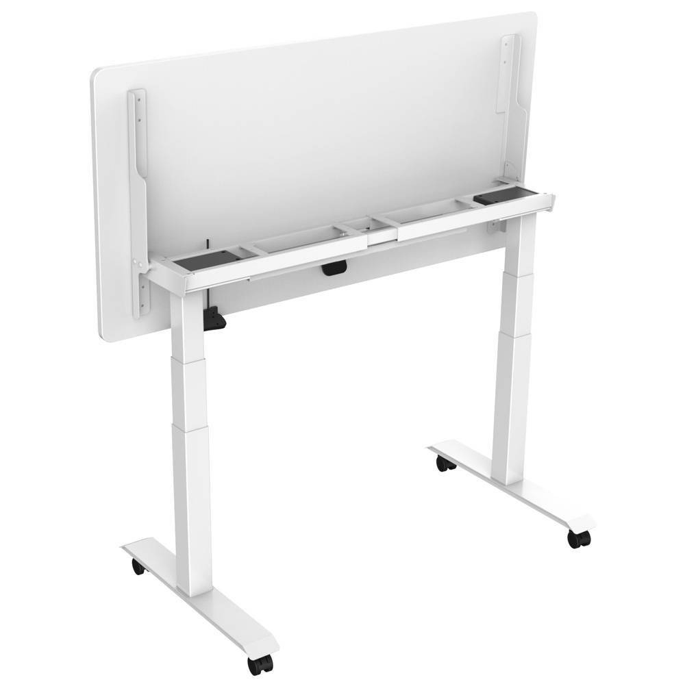 Elektrisch verstelbaar bureau - 180x80 cm - Wit-1