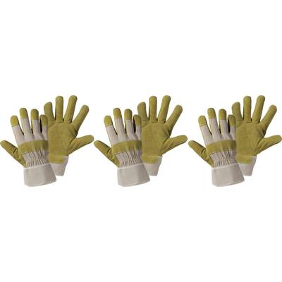 L+D Upixx China-Splitleather 1521-3 Splitleer Werkhandschoen Maat (handschoen): 10.5, XL   3 paar