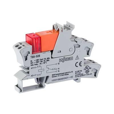 WAGO 788-508 Relaismodule Nominale spanning: 230 V/AC Schakelstroom (max.): 16 A 1x wisselcontact 1 stuk(s)