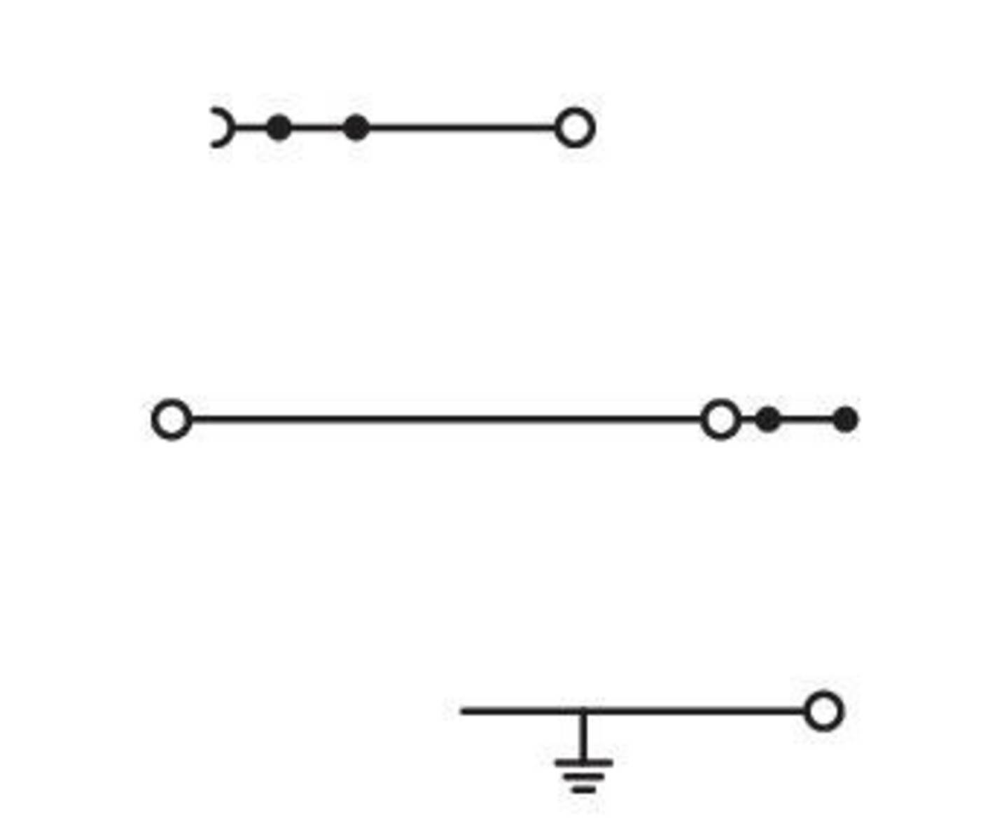 Multilevel installation terminal block with N-disconnect slide link NT-2