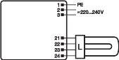 OSRAM Compacte fluorescentielamp 4008321329134 Elektronisch voorschakelapparaat 42 W (1 x 42 W)-2