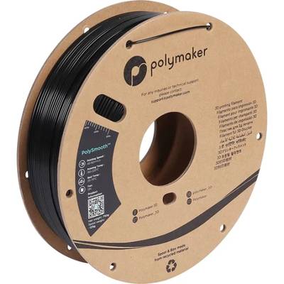 Polymaker 70522 70522 Filament   1.75 mm 750 Zwart PolySmooth 1 stuk(s)