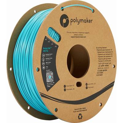 Polymaker 70130  Filament PETG  2.85 mm 1000 Turquoise PolyLite 1 stuk(s)