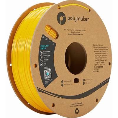 Polymaker 70178  Filament PETG  2.85 mm 1000 Geel PolyLite 1 stuk(s)