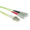 ACT RL5905 Glasvezel Patchkabel Duplex LSZH - LC/SC 50/125µm OM5 - 5 meter