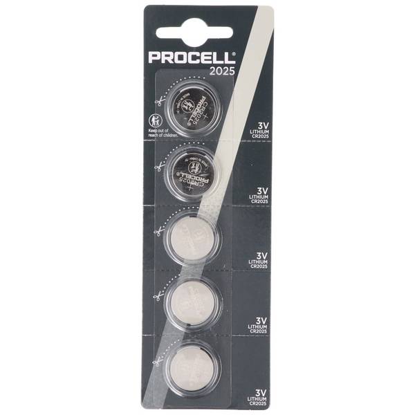Duracell Procell lithium CR2025 blister 5