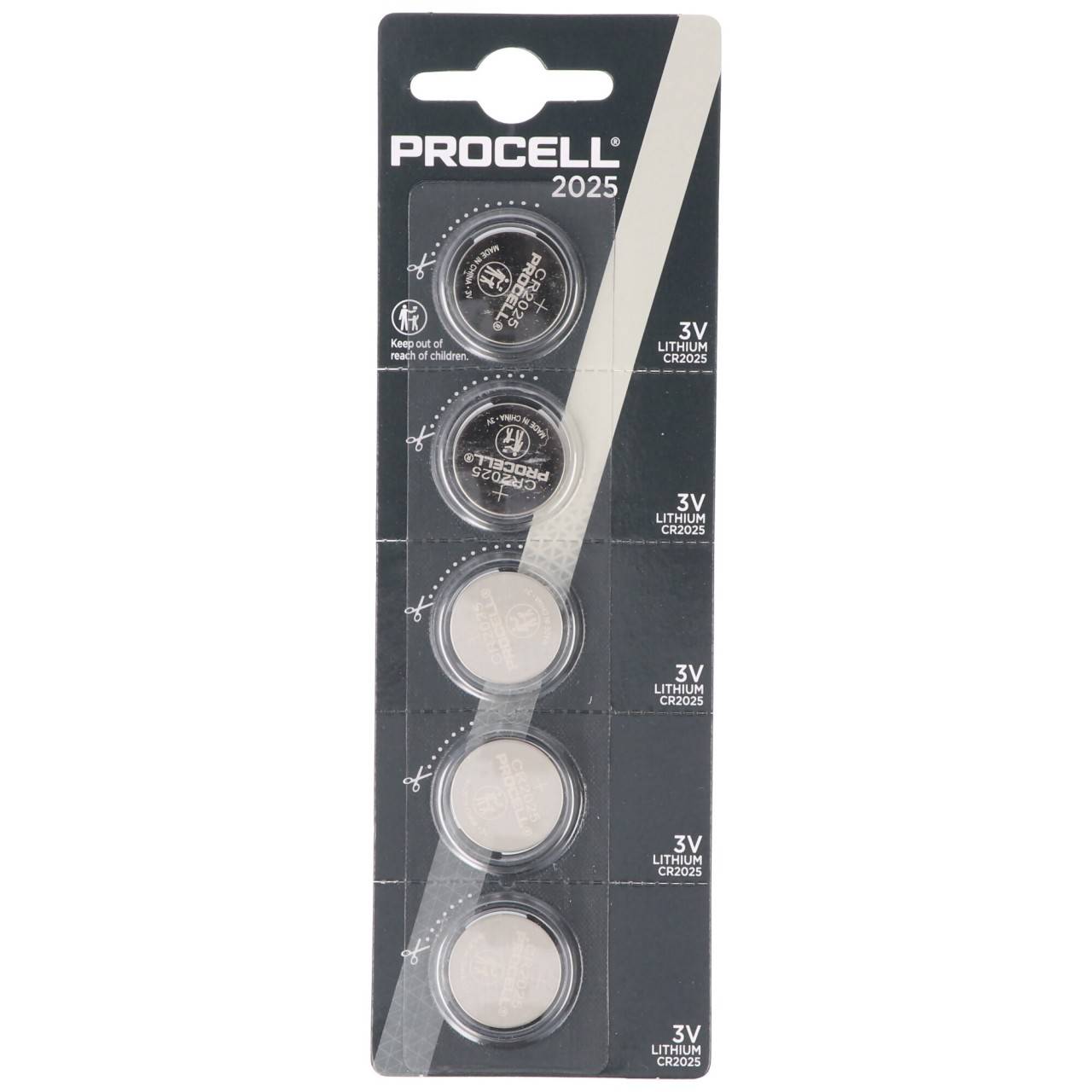 Duracell Procell lithium CR2025 blister 5-0