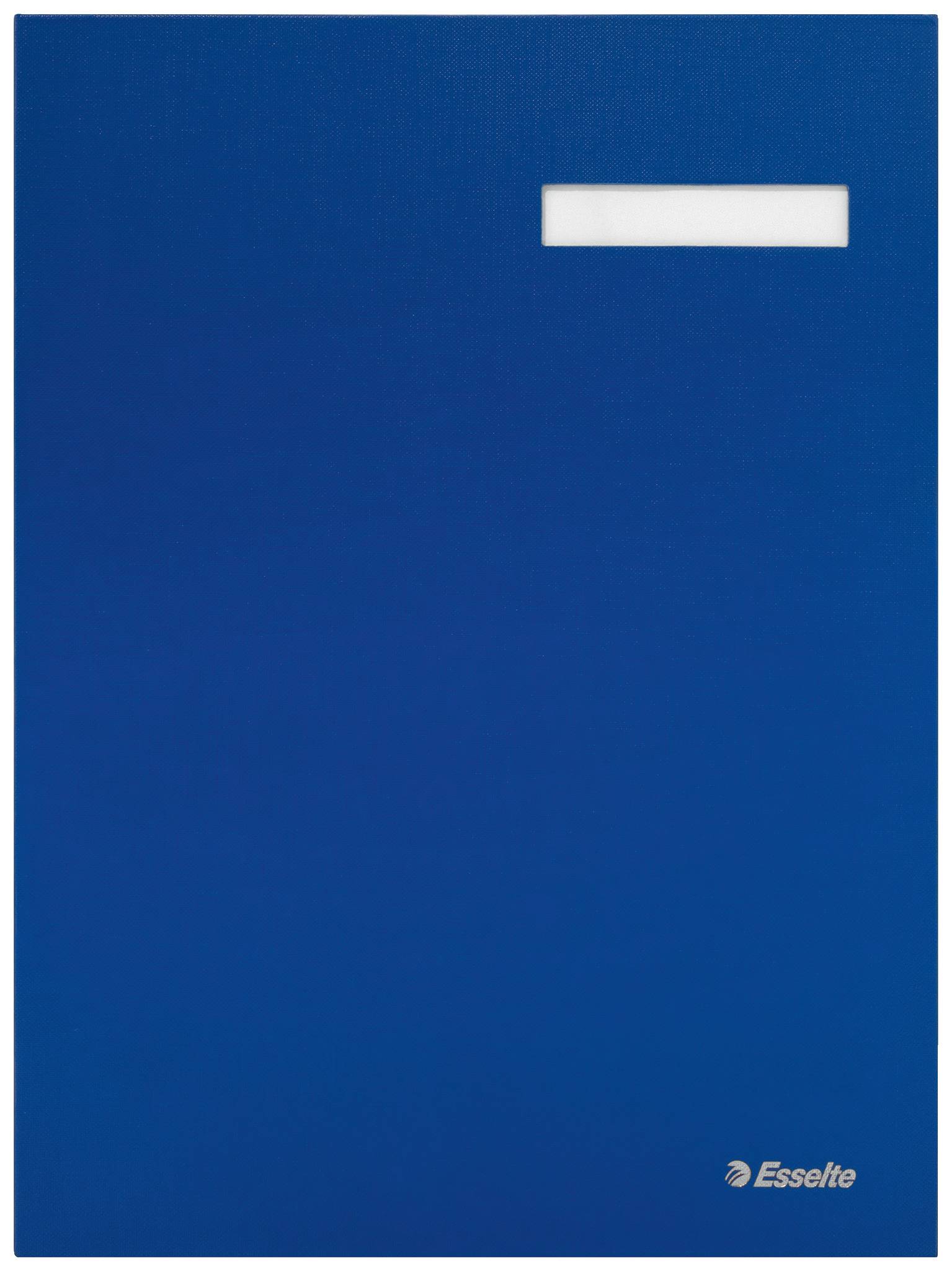 Esselte vloeiboek karton - met 20 scheidingbladen - blauw 40015360025884001536002588-0