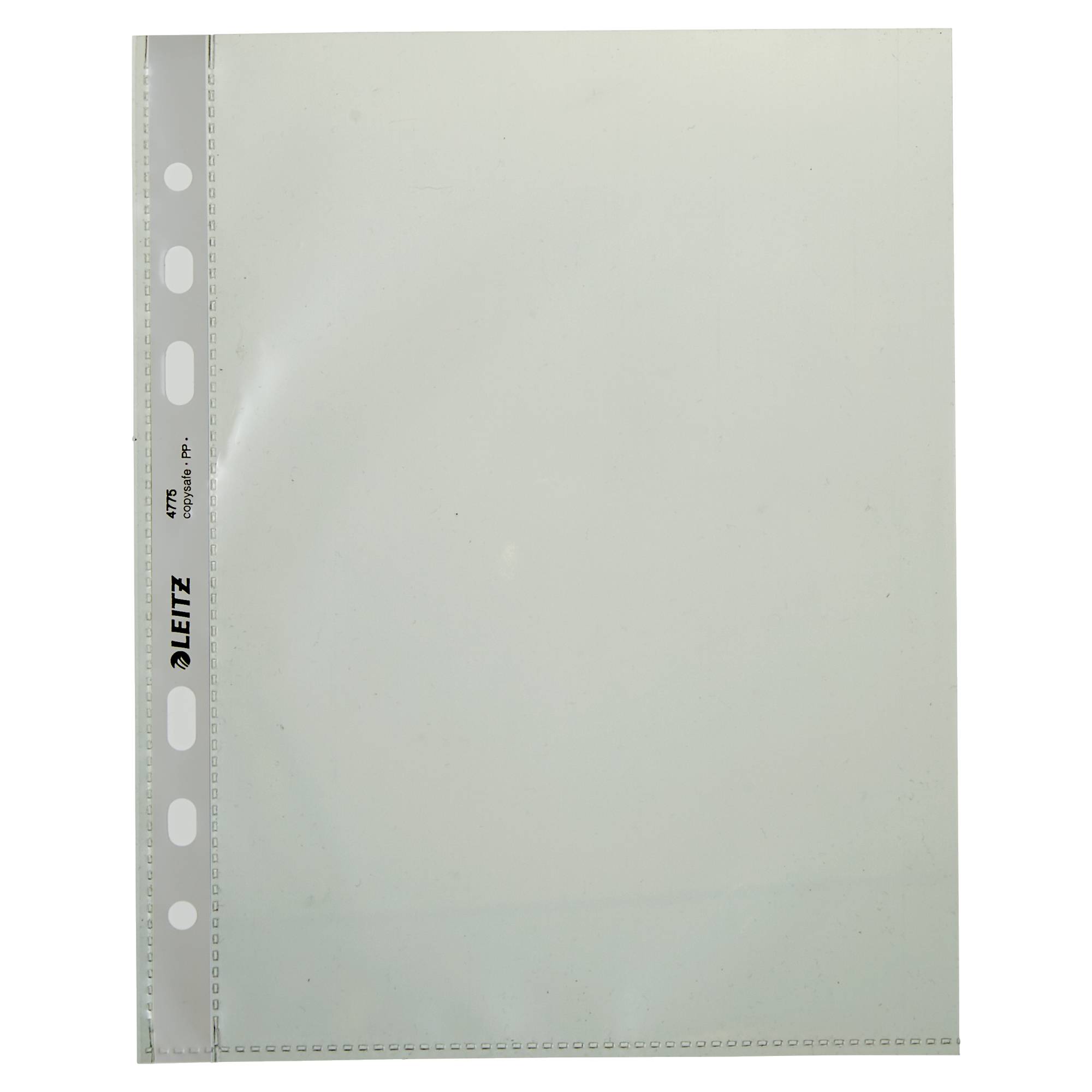 LEITZ Standaard Brochurehoes A5, PP, Kristalhelder, 0,08 mm, Archiefkwaliteit, Eurogat (4775-00-02)-1