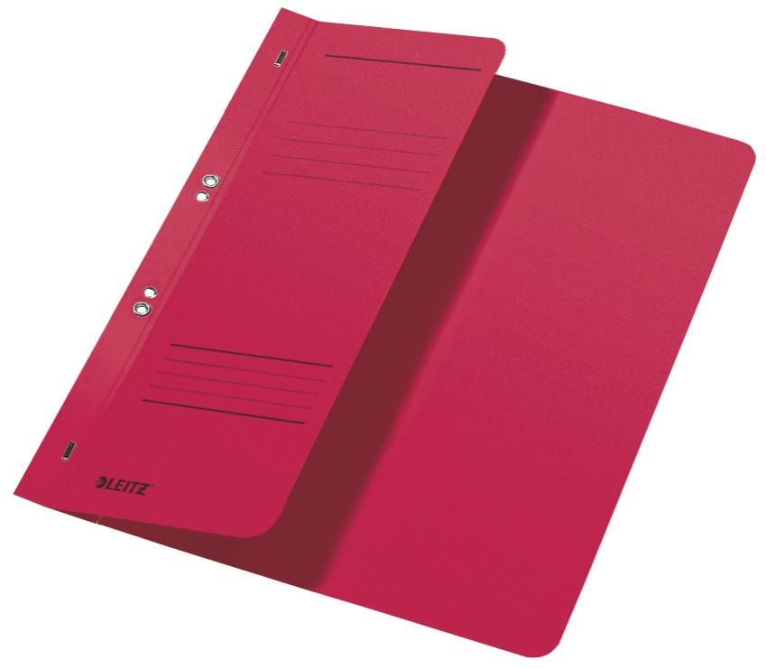 LEITZ Ogenbinder - DIN A4 - Manila Karton - Rood - 250 g/m² - 50 Stuks (3741-00-25)-1