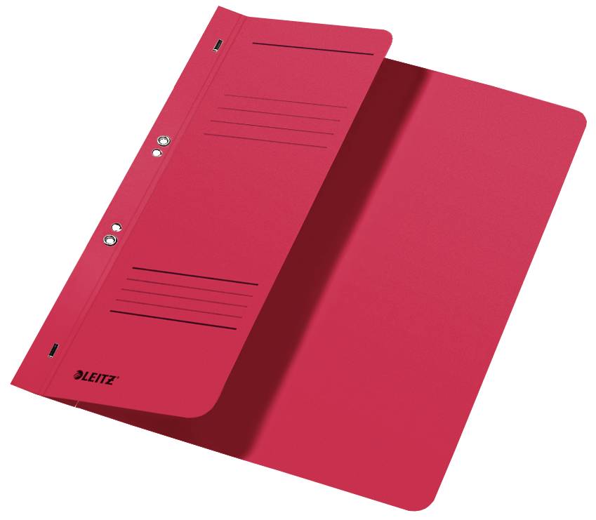 LEITZ Ogenbinder - DIN A4 - Manila Karton - Rood - 250 g/m² - 50 Stuks (3741-00-25)-2