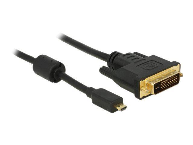 Micro HDMI naar DVI-D Dual Link kabel / zwart - 2 meter-1