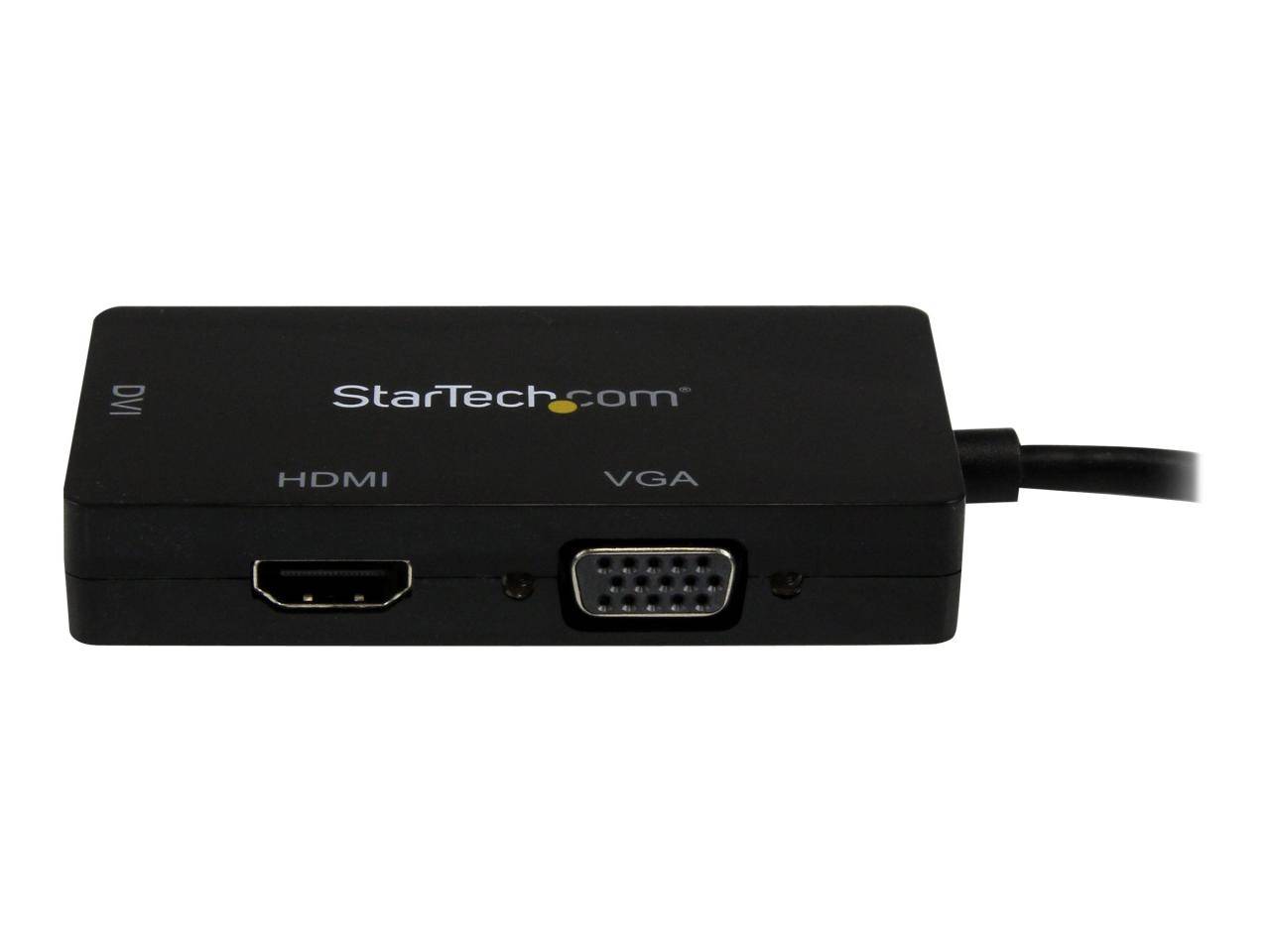 StarTech.com Mini DisplayPort-adapter - 3-in-1 - 1080p - Monitoradapter - Mini DP naar HDMI/VGA/DVI-adapterhub-4