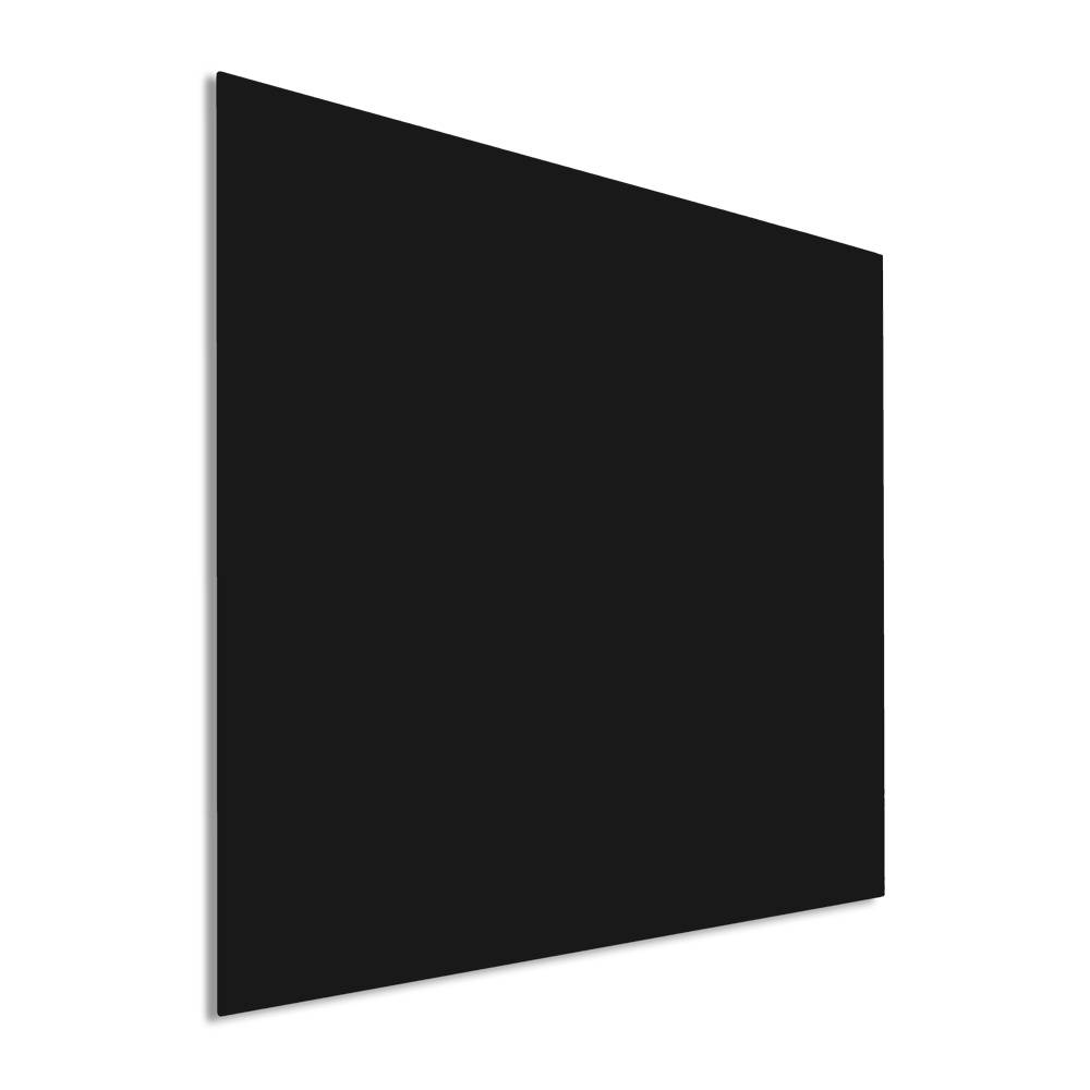 Premium glassboard met blinde bevestiging - 100x100 cm - Zwart-3