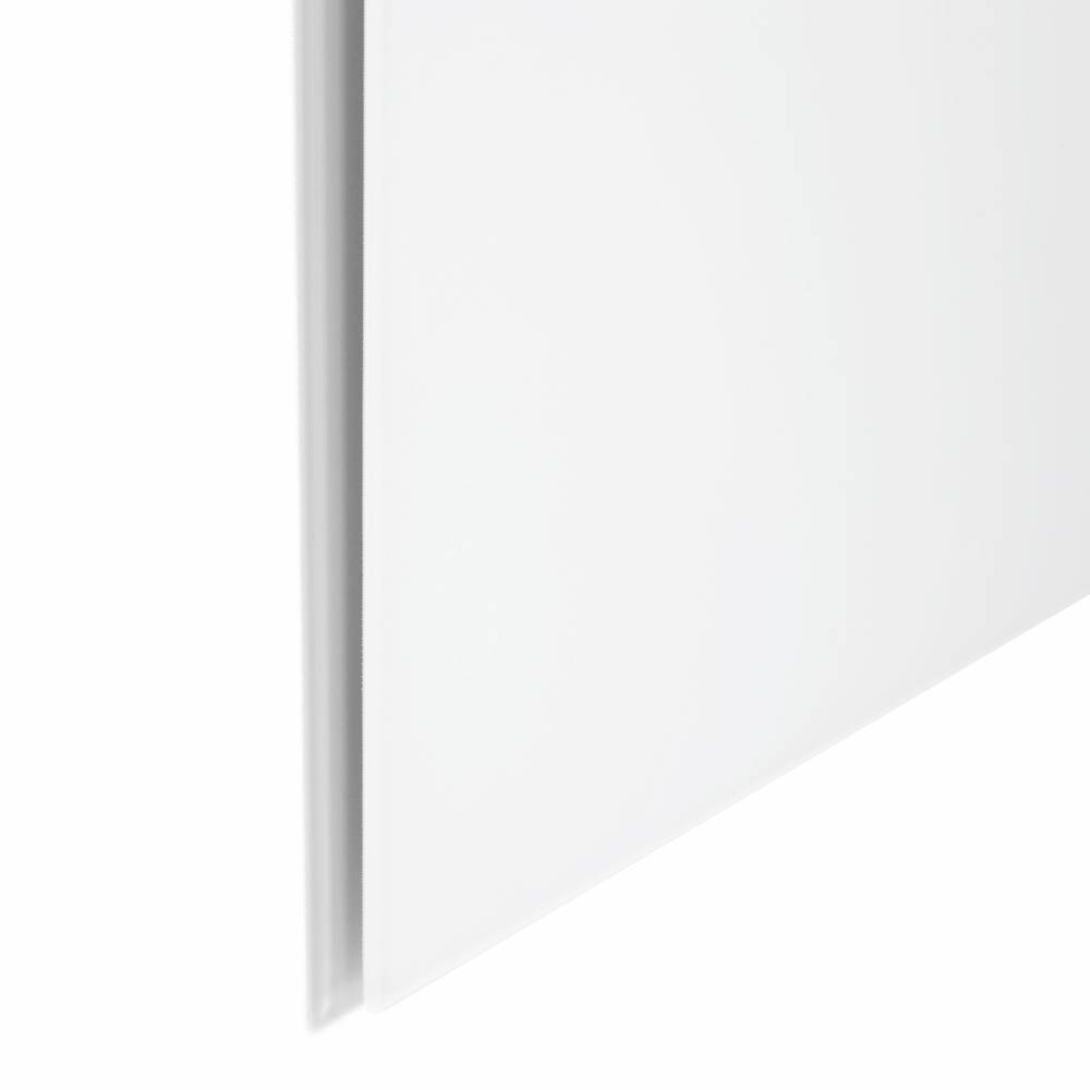 Premium glassboard met blinde bevestiging - 90x120 cm - Wit-4