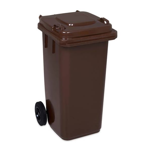 Kliko / mini container 120 liter - Bruin