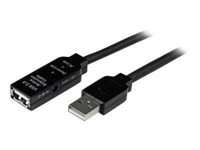 StarTech.com 5 m USB 2.0 actieve verlengkabel - M/F - Cable for Stroomadapter, Wandcontactdoos - Extensiekabel - Afscher-2