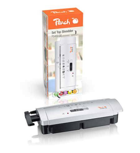 Peach Attachable Papierversnipperaar PS400-00 zwart-1