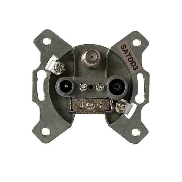 Kreiling SAT DD 3 - Coaxiaal - 90 dB - Metallic - Metaal-0