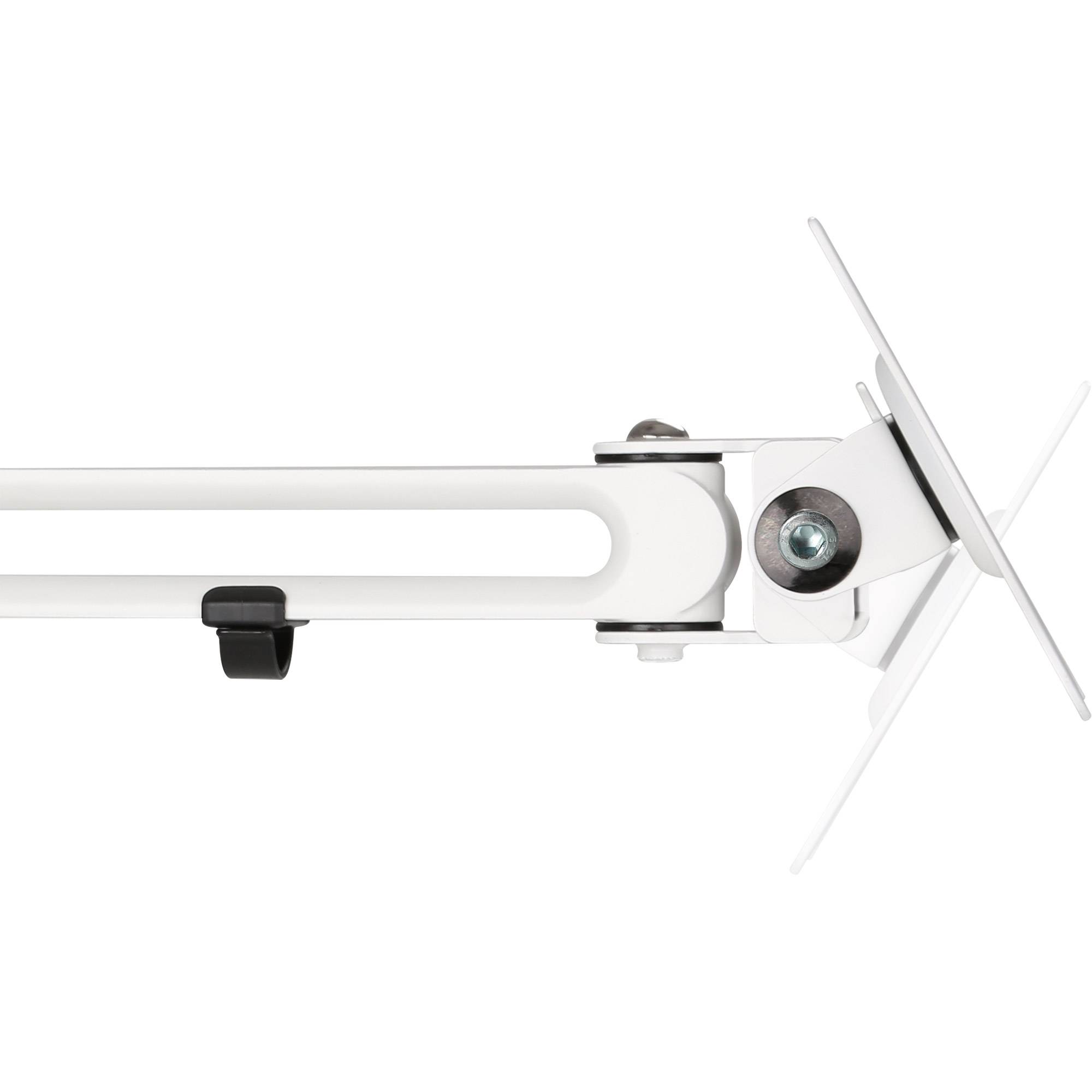 InLine® Slatwall monitorsteun, lang, wit-3