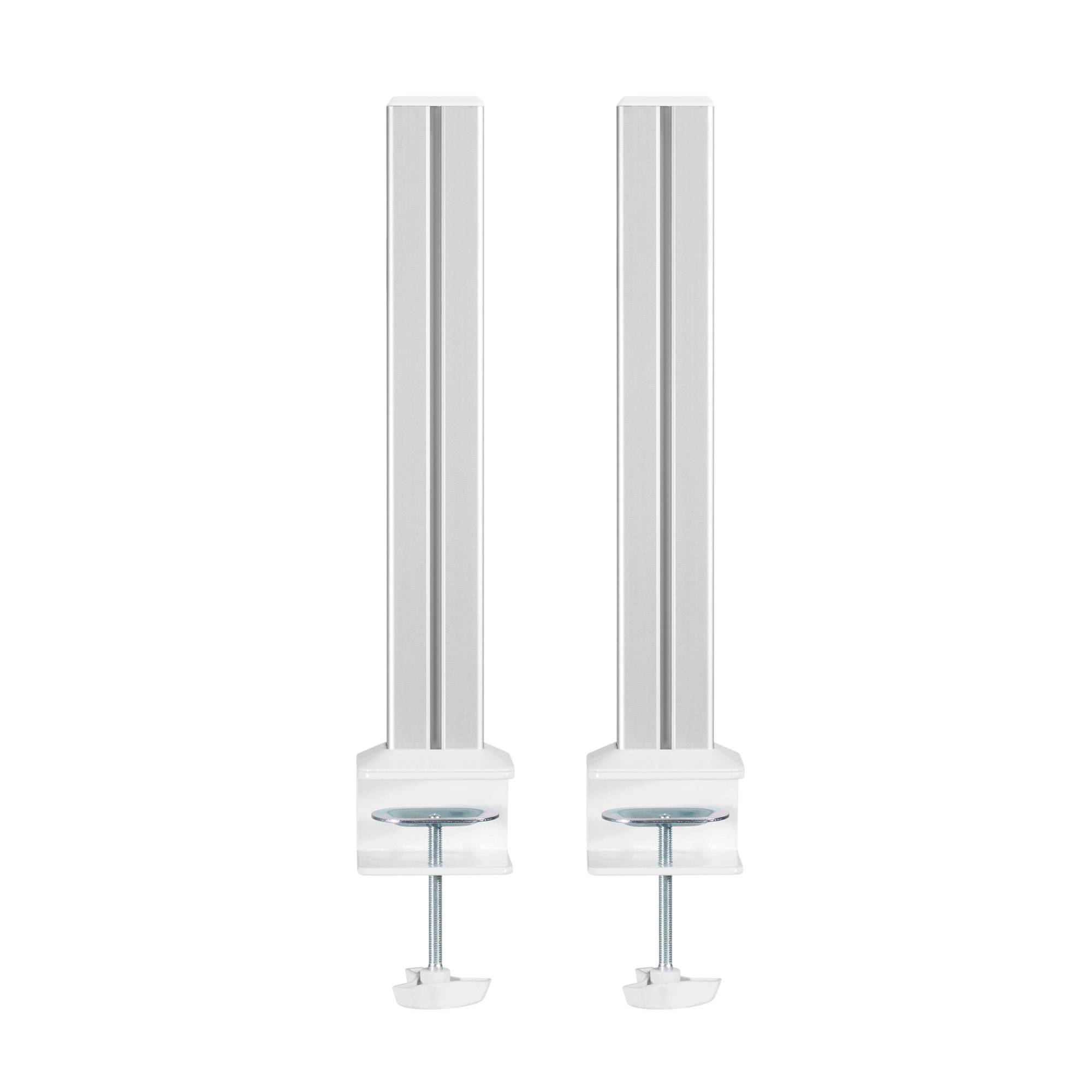 InLine® Slatwall montagezuilen aluminium, voor tafelmontagepaneel, set van 2-2