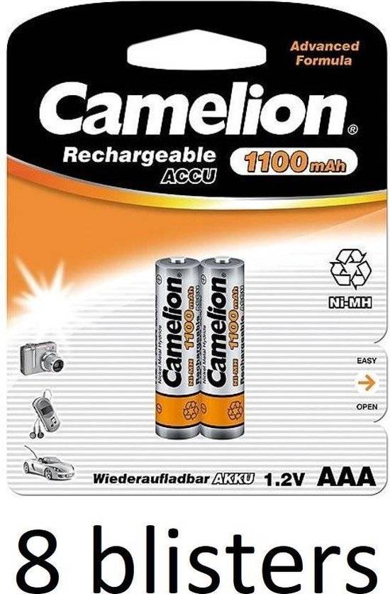 Camelion oplaadbare batterij AAA 1100mah - 16 stuks-0