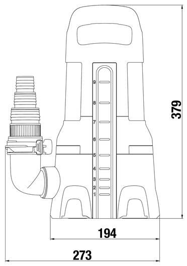 Gardena Vuil water pomp 20000 Aquasensor - 9044-20 - 9044-20-4