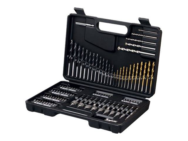 Black & Decker A7200-XJ Titanium - Schraubendreher- und Bohreinsatzset - 109 Stücke-0