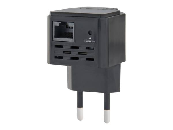 Gembird WNP-RP300-03-BK bridge/repeater netwerkrepeater 300 Mbit/s zwart